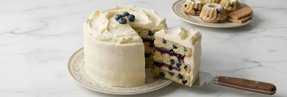 Lemon Blueberry Layer Cake