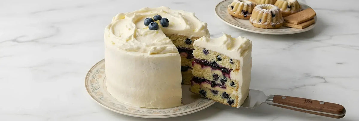 Lemon Blueberry Layer Cake