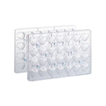 Martellato Heart Chocolate Mold – 3D Praline, Polycarbonate (28 Cavities)