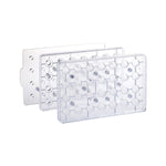 Martellato 3D Egg Chocolate Mold – Polycarbonate Praline Mold (28 Cavities)