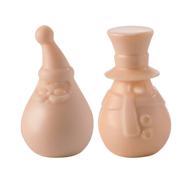 Martellato Santa & Snowman Chocolate Mold – 3D Hollow Figures, Polycarbonate