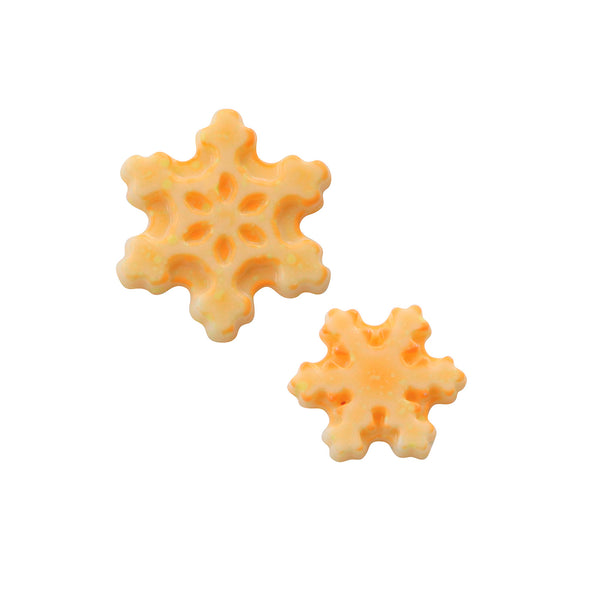 Martellato Snowflake Chocolate Mold, 1.2 in & 1.6 in (30 & 40 mm) Decorations