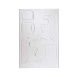 Martellato Christmas Sledge 3D Polycarbonate Chocolate Mold, Pack of 2