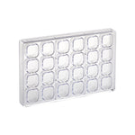 Martellato Mini Choco Fill Flora Polycarbonate Mold, 24 Cavities