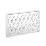 Martellato Wave 3 Praline Polycarbonate Chocolate Mold, 16 Cavities