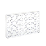 Martellato Praline Prisma Circle Polycarbonate Chocolate Mold, 28 Cavities