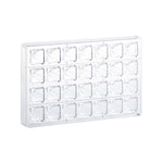 Martellato Praline Pavilion Polycarbonate Chocolate Mold, 28 Cavities