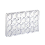 Martellato BPA-Free Rectangular Praline Chocolate Mold, 37 × 31 mm