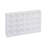Martellato Praline Flora Polycarbonate Chocolate Mold, 24 Cavities
