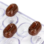 Martellato Biscuit Polycarbonate Chocolate Mold, 20 Cavities