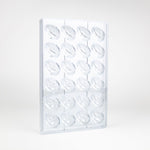 Martellato Coffee Bean Polycarbonate Chocolate Mold, 24 Cavities
