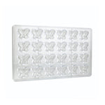 Martellato Mariposa Polycarbonate Chocolate Mold, 24 Cavities