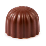 Martellato Round Fluted Polycarbonate Chocolate Mold, 40 Cavities