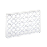 Martellato Round Fluted Polycarbonate Chocolate Mold, 40 Cavities