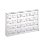 Martellato Rectangular Polycarbonate Chocolate Mold, 28 Cavities