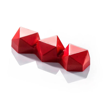 Martellato Snack Modern Bon Polycarbonate Chocolate Mold, 8 Cavity