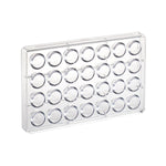 Martellato Classic Bon Dome Polycarbonate Chocolate Mold, 28 Cavity, Dia 1.02 × 0.91 in