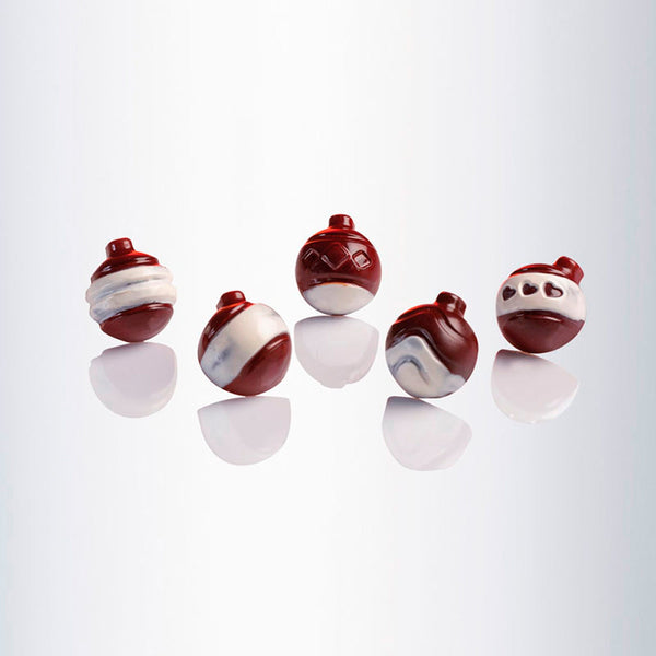 Martellato Christmas Baubles Polycarbonate Chocolate Mold, 30 Cavity