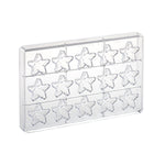 Martellato Star Polycarbonate Chocolate Mold, 15 Cavity