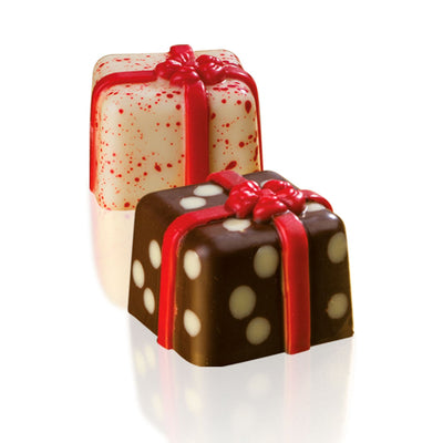 Martellato Gift Box Polycarbonate Chocolate Mold, 28 Cavity