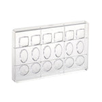 Martellato Jems Diamond Polycarbonate Chocolate Mould, 18 Cavities