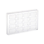 Martellato Classic Napolitain BPA-Free Chocolate Mold, 16 Cavity