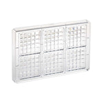 Martellato Square Chocolate Bar Polycarbonate Mold, 6 Cavity