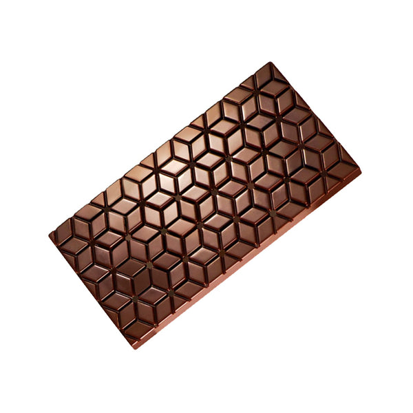 Martellato Kube 100 g Chocolate Bar Polycarbonate Mold, 3 Cavity
