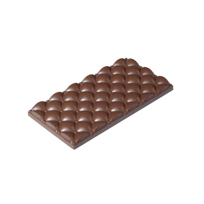 Martellato Quilted Chocolate Bar Polycarbonate Mold, 3 Cavity