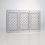 Martellato Quilted Chocolate Bar Polycarbonate Mold, 3 Cavity