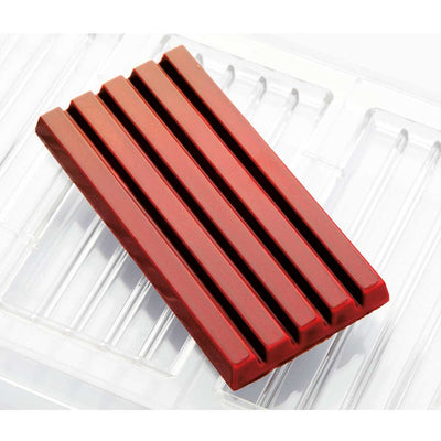 Martellato Bar Kit Polycarbonate Chocolate Mold, 3 Cavity Tablet