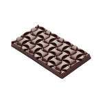 Martellato Weave Chocolate Bar Mold, 3 Cavity Polycarbonate Tablet