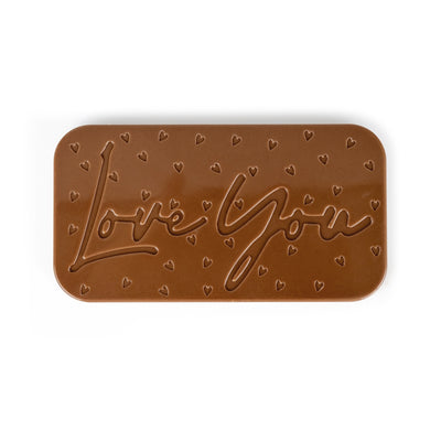 Martellato Love You Chocolate Bar Polycarbonate Mold, 3 Cavity
