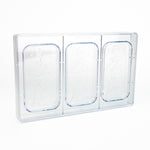 Martellato Love You Chocolate Bar Polycarbonate Mold, 3 Cavity