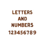 Martellato Polycarbonate Alphabet & Numeric Chocolate Mold Set
