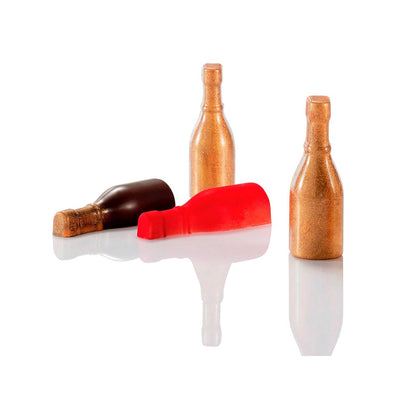 Martellato Small Bottle Praline Mold, 18 Cavity Polycarbonate Chocolate Mold