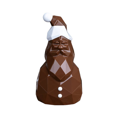 Martellato Diamond 3D Santa Chocolate Mold, BPA Free