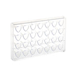 Martellato Triangular Pyramid Polycarbonate Chocolate Mold, 28 Cavity