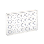 Martellato Pyramid Cone Polycarbonate Chocolate Mold, 28 Cavity