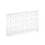 Martellato Double Cubes Polycarbonate Chocolate Mold, 24 Cavity