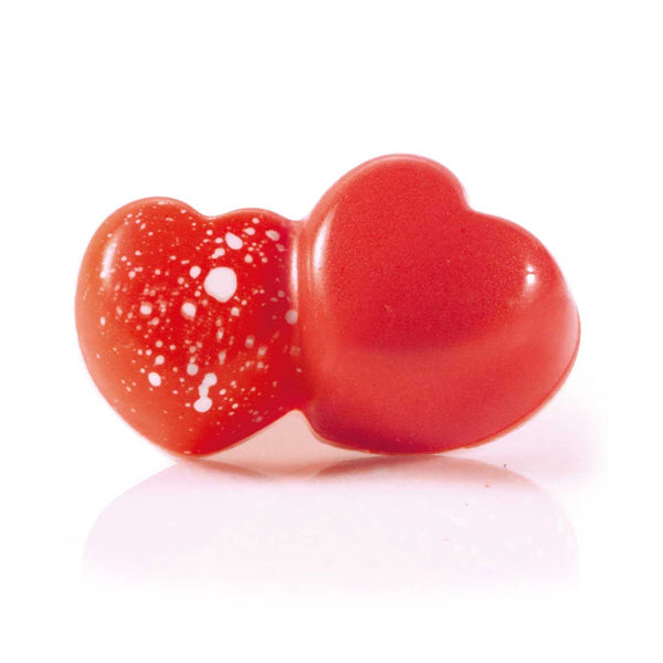 Martellato Praline Double Hearts Mold, 20 Cavities