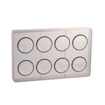 Martellato 50 mm Half Sphere Polycarbonate Mold, 8 Cavities