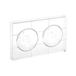 Martellato 100 mm Half Sphere Polycarbonate Mold, 2 Cavities