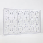 Martellato Napolitain Coffee Bean Polycarbonate Mold, 18 Cavities