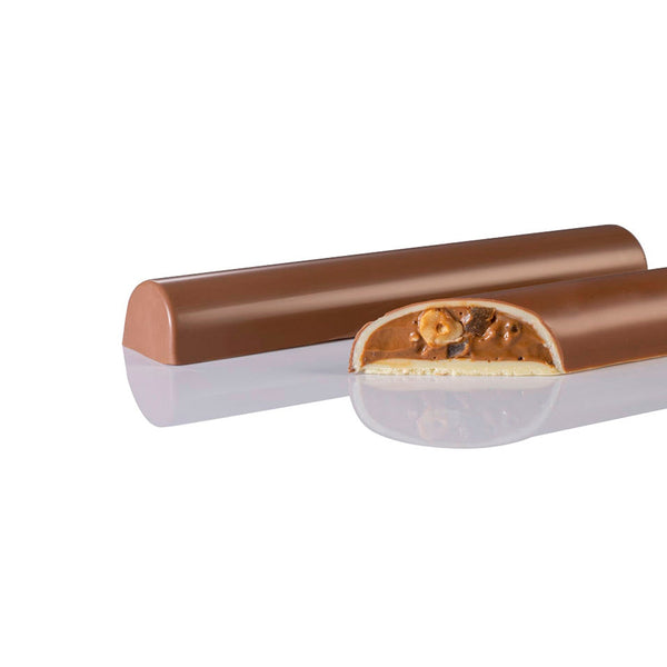 Martellato Curvy Chocolog Polycarbonate Mold, 4 Cavities
