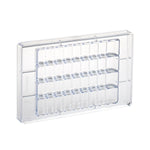 Martellato Wavy Chocolog Polycarbonate Mold, 4 Cavities
