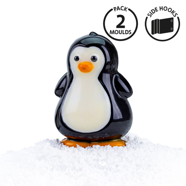 Martellato Penguin 3D Ice Mold – BPA-Free, 2-Piece Set
