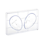 Martellato Polycarbonate Chocolate Hollow Easter Egg Mold, 3.54×5.12 in