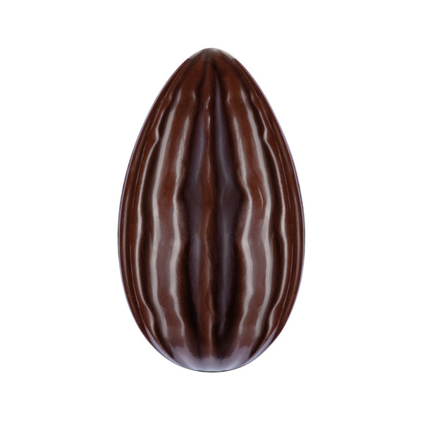 Martellato Polycarbonate Cocoa Textured Hollow Easter Egg Mold, 6.50 × 3.68 in