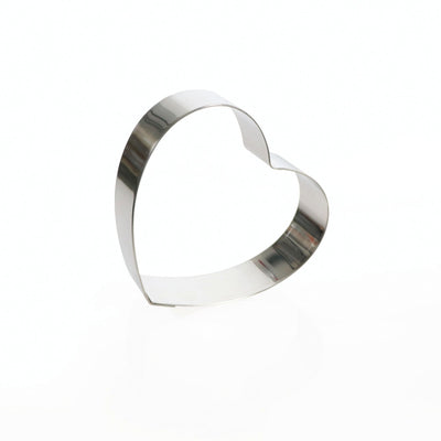 Martellato Heart New York Roll Stainless Steel Mold (4.21 × 3.94 × 1.38 in)